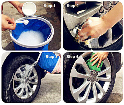 How to safely Clean Wheels