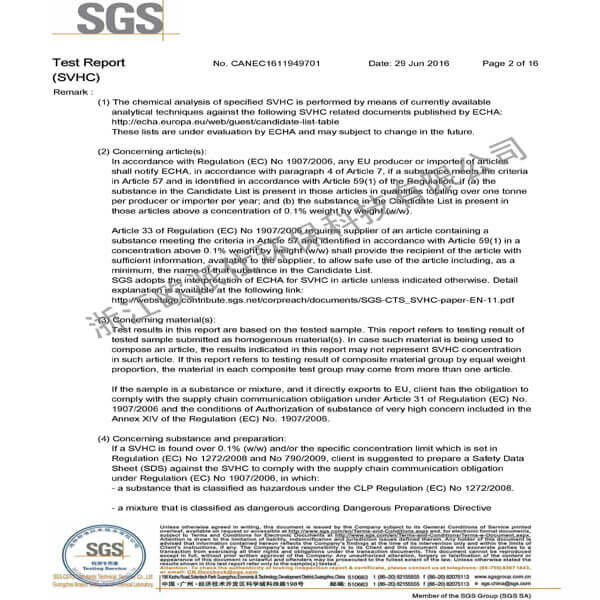 SGS Certificate2