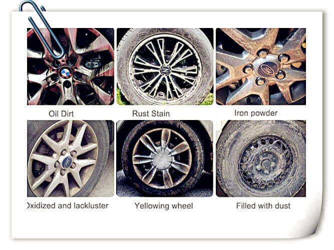 You should use the professional car wheel cleaners