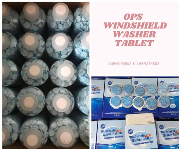 20pcs Windshield Washer Fluid Tablets Concentrated Wiper Fluid, 1 Pack Can  Contain 200 Gallons, Glass Cleaner To Remove Stains And Improve Visibility